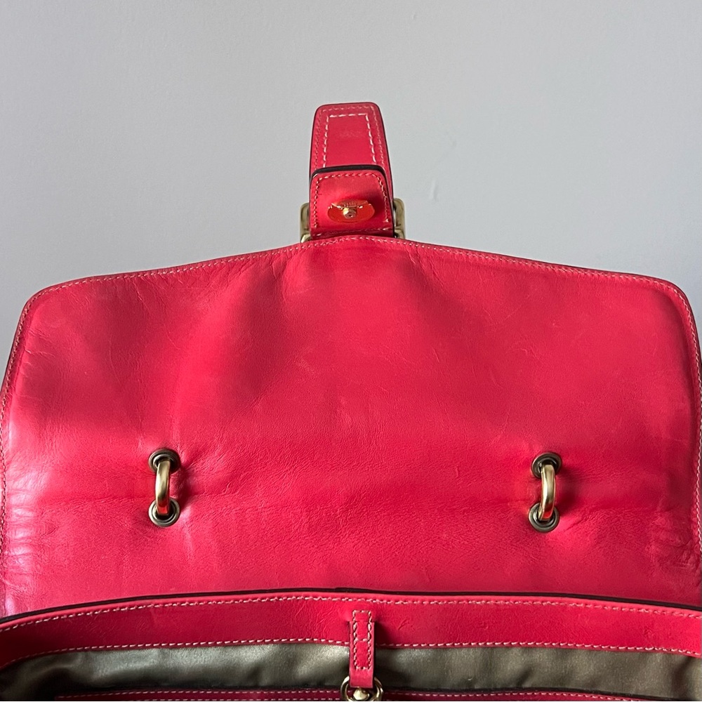 Coach Limited Edition 2006 Daphne Top Handle Satchel - Watermelon Leather - Picture 14 of 16